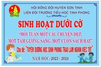 Thực hiện và triển khai ” Chương trình thiếu nhi Việt Nam làm việc tốt, rèn luyện chăm”